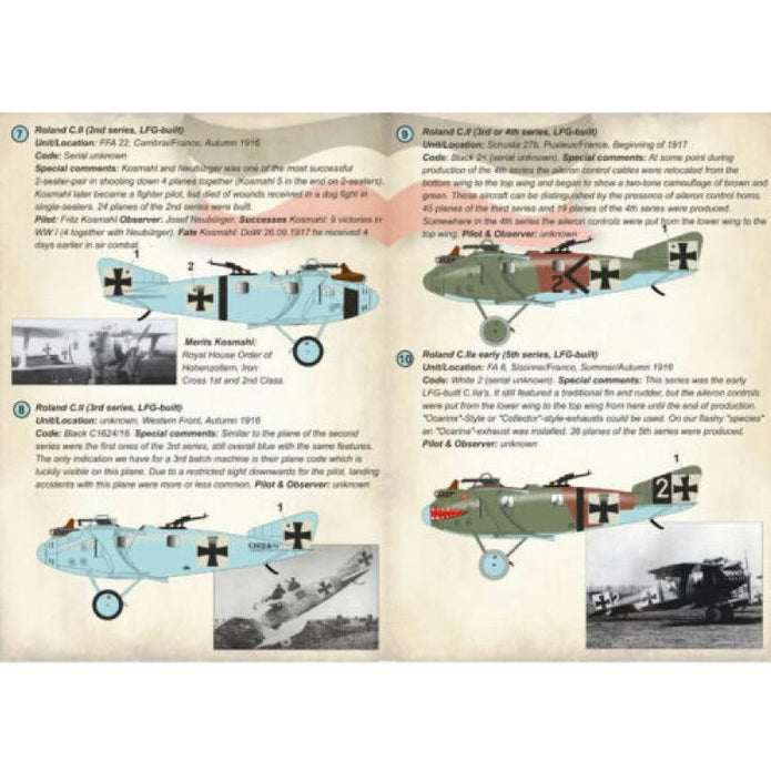 Print Scale 72-251 Decal LFG Roland C.II/C.IIa Walfisch Scale 1:72 for Aircraft Plastic model kit