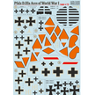Print Scale 72-253 Decal Pfalz D.IIIa Aces of World War I Scale 1:72 for Aircraft Plastic model kit