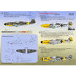 Print Scale 72-254 Decal Messerschmitt Bf.109 F Aces Scale 1:72 for Aircraft Plastic model kit