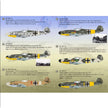 Print Scale 72-254 Decal Messerschmitt Bf.109 F Aces Scale 1:72 for Aircraft Plastic model kit