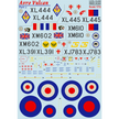 Print Scale 72-256 Decal Avro Vulcan Part 2 Scale 1:72 for Aircraft Plastic model kit