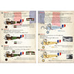 Print Scale 72-257 Decal French Nieuport 10,11,16 Top Pilots of WW1 Scale 1:72 for Aircraft Plastic model kit