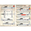 Print Scale 72-263 Decal Lockheed T-33A Shooting Star Part 1 Scale 1:72 for Aircraft Plastic model kit