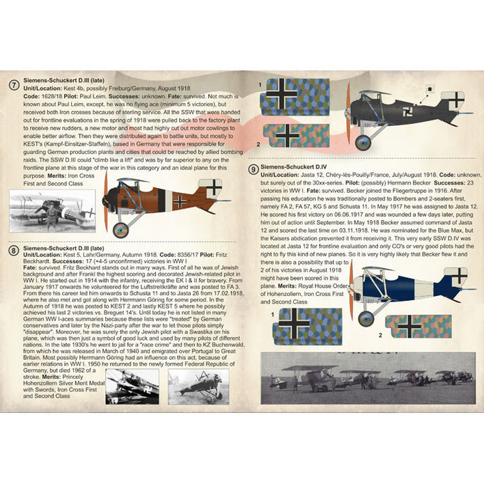 Print Scale 72-264 Decal Siemens-Schuckert D.III/D.IV Scale 1:72 for Aircraft Plastic model kit