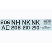 Print Scale 72-266 Decal F-4 Phantom IIs NAVY Part 2 Scale 1:72 for Aircraft Plastic model kit