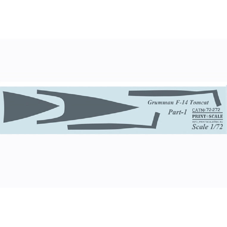 Print Scale 72-272 Decal 1:72 Grumman F-14 Tomcat Part 1 In the complete set 1.5 sheets