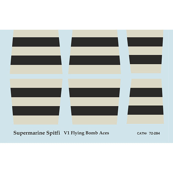 Print Scale 72-284 Decal 1:72 V1 Flying Bomb Top Pilots Supermarine Spitfire In the complete set 1.5 sheets