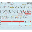 Print Scale 72-287 Decal 1:72 Grumman E-2C Hawkeye In the complete set 1.5 sheets