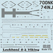 Print Scale 72-289 Decal 1:72 Lockheed S-3 Viking In the complete set 1.5 sheets