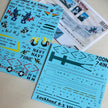 Print Scale 72-289 Decal 1:72 Lockheed S-3 Viking In the complete set 1.5 sheets