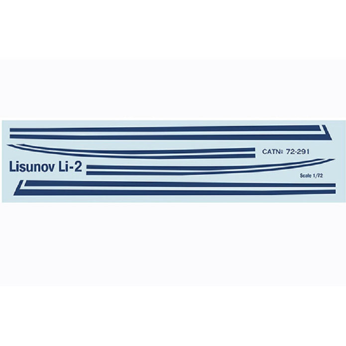 Print Scale 72-291 Decal Lisunov Li-2 In the complete set 1.5 sheets Scale 1:72 for Aircraft Plastic model kit