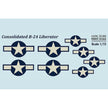 Print Scale 72-324 Decal B-24 Liberator Part 2 In the complete set 1.5 sheets Scale 1:72