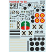 Print Scale 72-331 Decal Heinkel He 60 Part 2 Scale 1:72 for Aircraft Plastic model kit