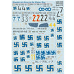 Print Scale 72-332 Decal Finnish Air Force in the Winter war Scale 1:72 for Aircraft Plastic model kit