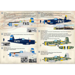 Print Scale 72-351 Decal 1:72 Chance Vought F4U Corsair Salvador In the complete set 1.5 sheets