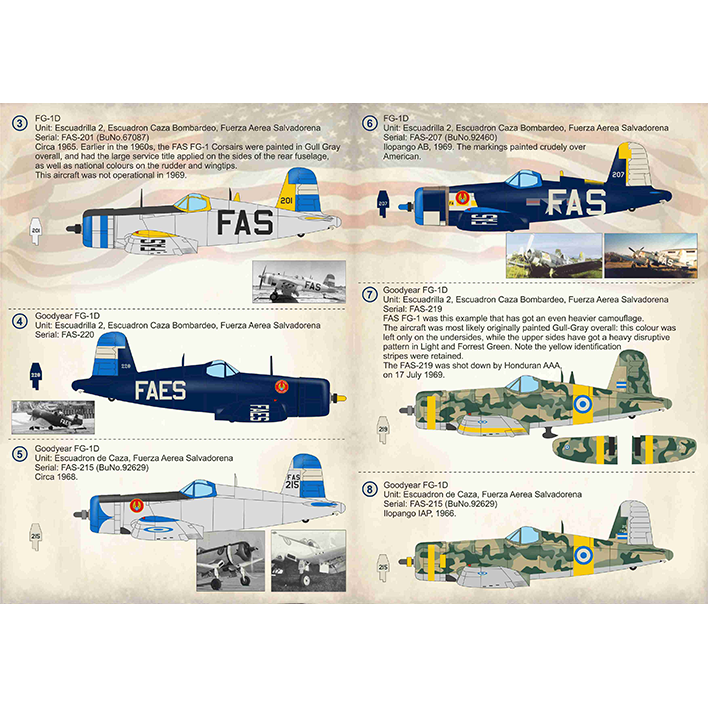 Print Scale 72-351 Decal 1:72 Chance Vought F4U Corsair Salvador In the complete set 1.5 sheets