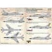 Print Scale 72-352 Decal Silver F-105D Thunderchiefs in the Viet nam War Scale 1:72 for Aircraft Plastic model kit