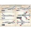 Print Scale 72-352 Decal Silver F-105D Thunderchiefs in the Viet nam War Scale 1:72 for Aircraft Plastic model kit