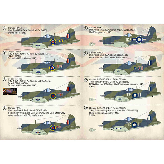 Print Scale 72-359 Decal British Royal Navy Corsair Scale 1:72 for Aircraft Plastic model kit