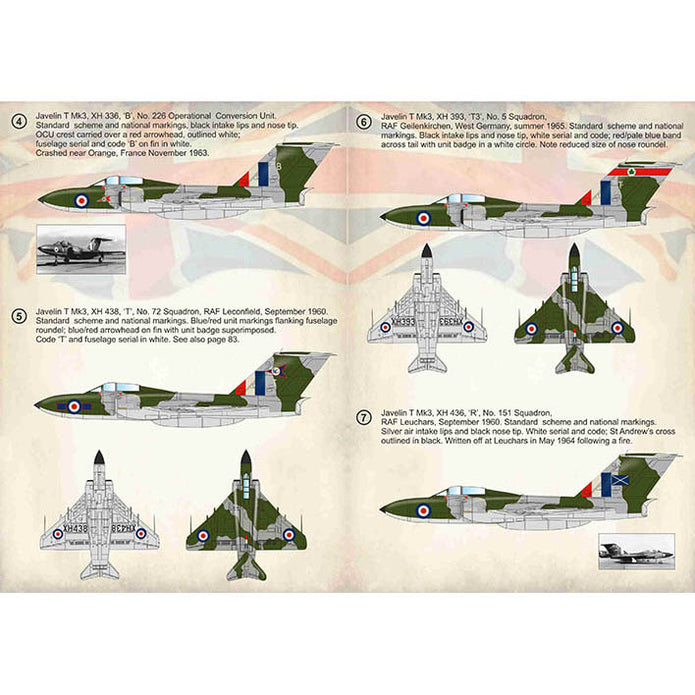 Print Scale 72-371 Decal 1:72 Gloster Javelin Mk-3 Part 2 In the complete set 2 sheets