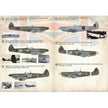 Print Scale 72-386 Decal Spitfire Aces of Northwest Europe 1944-45 Part 2 Scale 1:72 for Aircraft Plastic model kit