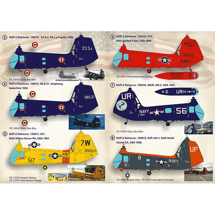 Print Scale 72-387 Decal Piasecky Retriever The complete set 1.5 leaf Scale 1:72 for Helicopter Plastic model kit