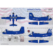 Print Scale 72-389 Decal Grumman S-2 Tracker Part-2 Scale 1:72 for Aircraft Plastic model kit