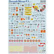 Print Scale 72-397 Decal Dassault Mirage F.1 Part-2 Scale 1:72 for Aircraft Plastic model kit