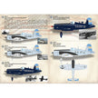 Print Scale 72-399 Decal Chance-Vought F4U Corsair. Argentina Scale 1:72 for Aircraft Plastic model kit