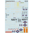 Print Scale 72-400 Decal Kaman Sea Sprite, Part 1 Scale 1:72 for Helicopter Plastic model kit