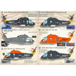 Print Scale 72-400 Decal Kaman Sea Sprite, Part 1 Scale 1:72 for Helicopter Plastic model kit