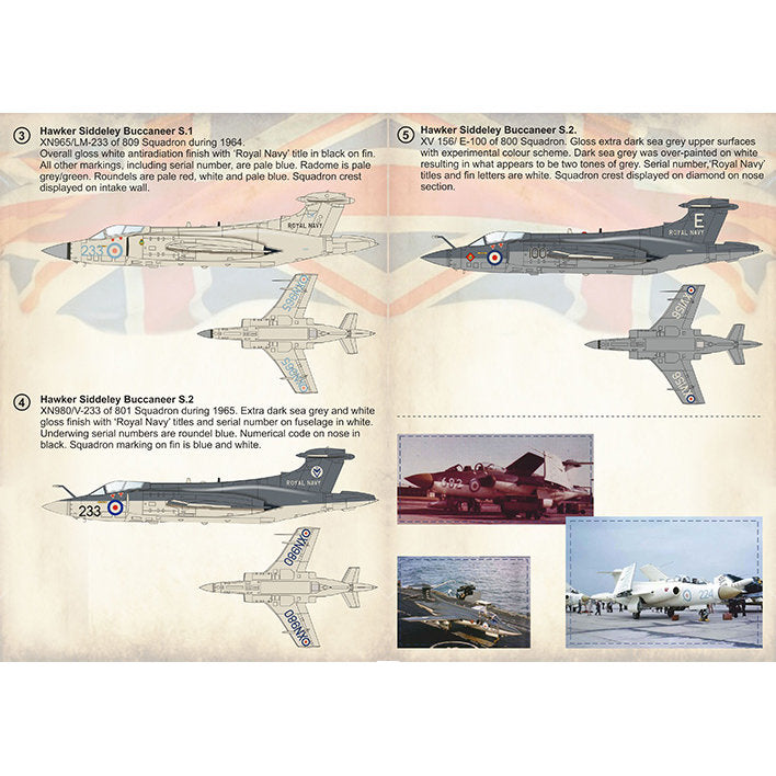 Print Scale 72-402 Decal 1:72 Hawker Siddeley Buccaneer Part 2 The complete set 1.5 leaf