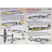 Print Scale 72-406 Decal Messerschmitt Bf-109 G-14 Late. Scale 1:72 for Aircraft Plastic model kit