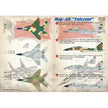 Print Scale 72-407 Decal MiG 29 Fulcrum Scale 1:72 for Aircraft Plastic model kit