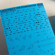 Print Scale 72-414 Decal 1:72 Lockheed F-104 Starfigter technical stencils, The complete set 2 leaf