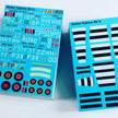 Print Scale 72-415 Decal Hawker Tyhoon Mk.Ib The complete set 2 leaf Scale 1:72 for Aircraft Plastic model kit