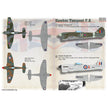 Print Scale 72-417 Decal Hawker Tempest F.6 Scale 1:72 for Aircraft Plastic model kit