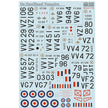 Print Scale 72-422 Decal De Havilland FB Vampire Scale 1:72 for Aircraft Plastic model kit