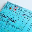 Print Scale 72-424 Decal Lockheed C-130 Hercules. Part 2 Scale 1:72 for Aircraft Plastic model kit