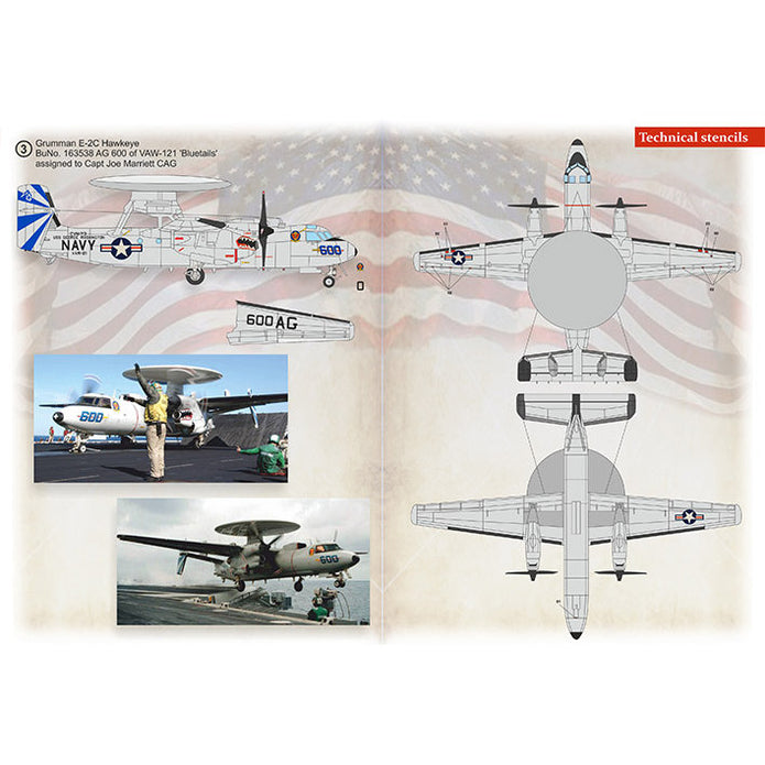 Print Scale 72-433 Decal 1:72 Grumman E-2C Hawkeye Part 2 The complete set 1.5 leaf