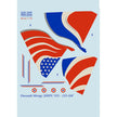 Print Scale 72-437 Decal 1:72 Dassault Mirage 2000N 353 - 125-AM The complete set 1.5 leaf