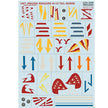 Print Scale 72-446 Decal Unit Insignia Nakajima Ki-43 Tail marks  Scale 1:72 for Aircraft Plastic model kit