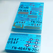 Print Scale 72-447 Decal 1:72 Lockheed F-80. USA & Europe Part 1 The complete set 1.5 leaf