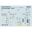 Print Scale 72-451 Decal Sturmartillerie and Panzerjager Aces Scale 1:72 for Tank Plastic model kit