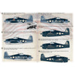 Print Scale 72-452 Decal Grumman F6F Hellcat Scale 1:72 for Aircraft Plastic model kit