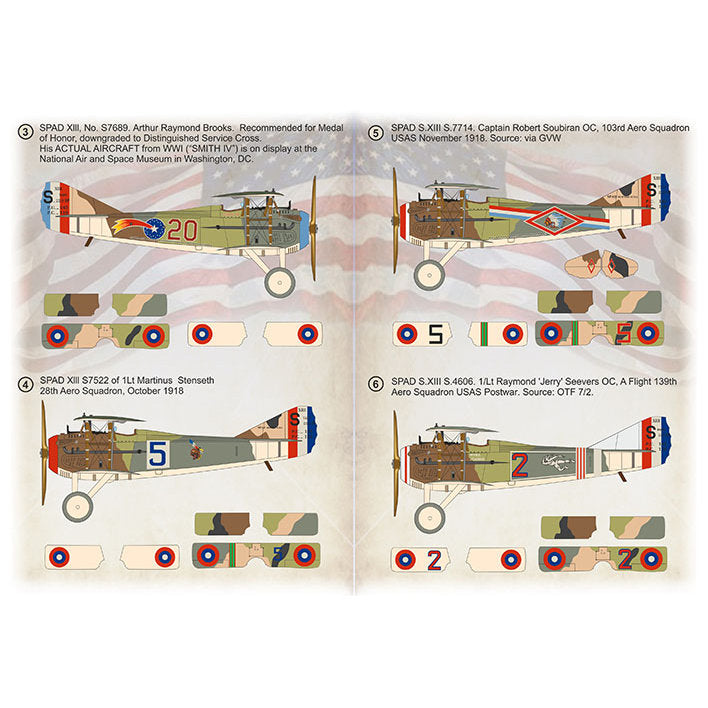Print Scale 72-471 Decal SPAD S.XIII Scale 1:72 for Aircraft Plastic model kit