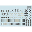 Print Scale 72-486 Decal 1:72 Luftwaffe 1940-45 insignia. Winkel. The complete set 1.5 leaf