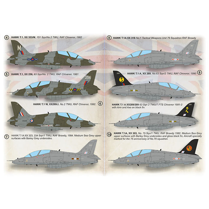 Print Scale 72-493 Decal Hawker Siddeley Hawk Scale 1:72 for Aircraft Plastic model kit