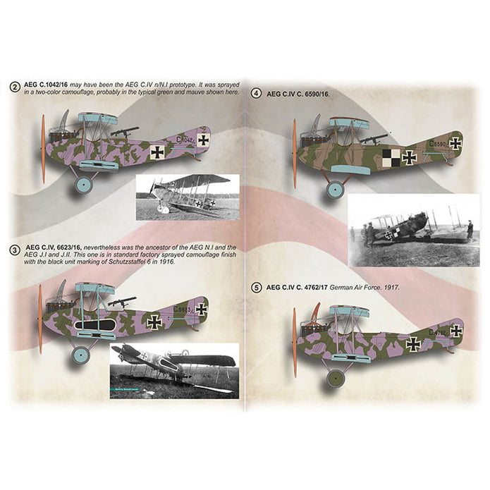 Print Scale 72-503 Decal AEG C.IV Scale 1:72 for Aircraft Plastic model kit