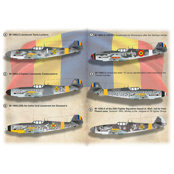 Print Scale 72-507 Decal Messerschmitt Bf 109 Roumains Part 1 Scale 1:72 for Aircraft Plastic model kit